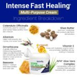 Intense Fast Healing Cream | Medical-Strength Skin Relief for Dry, Damaged & Irritated Skin - Image 4