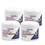 Pressure Sore Relief Healing Cream - 4 oz Jars - 4 Pack Bundle